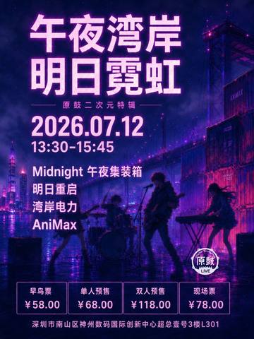 午夜湾岸,明日霓虹 海报
